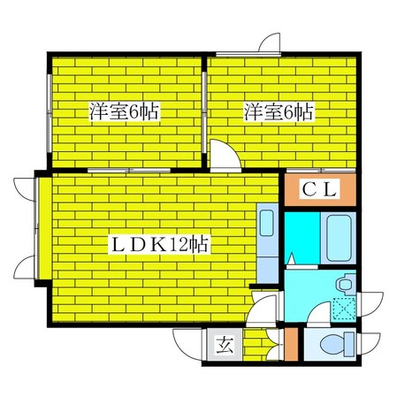 パークロード３５の物件間取画像